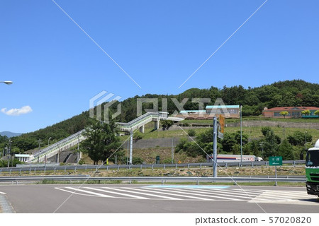 Scenery of Joshinetsu Expressway Sakudaira PA 57020820