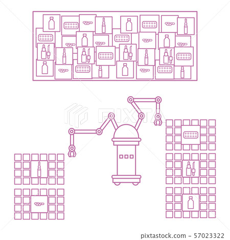 Smart automatic robotic sorting of drugs 57023322