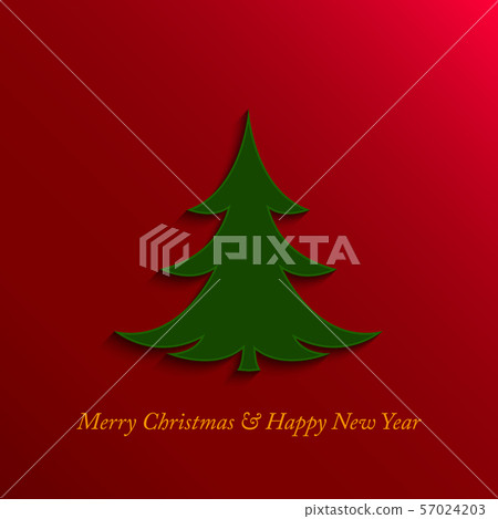 christmas and new year tree 57024203