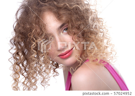 Portrait of a teenage girl with beautiful Portrait of a teenage girl with beautiful 57024952