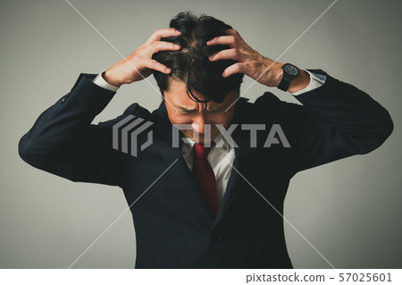 Business man, middle aged, japanese man 57025601