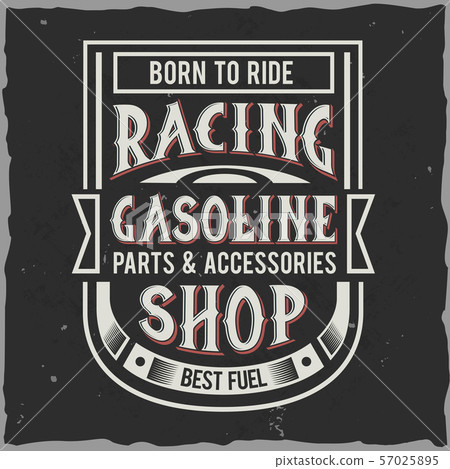 Vintage label design with lettering composition Vintage label design with lettering composition 57025895