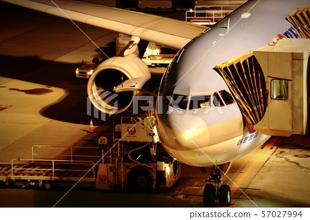 [Airport night view] Narita International Airport night airport 57027994