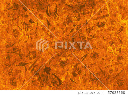 被按的花的秋天圖像，日本紙藝術 57028368