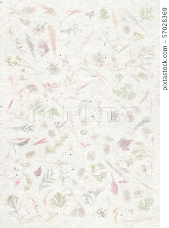 被按的花的秋天圖像，日本紙藝術 57028369