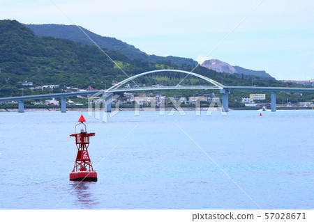 Buoy showing ship's route 57028671