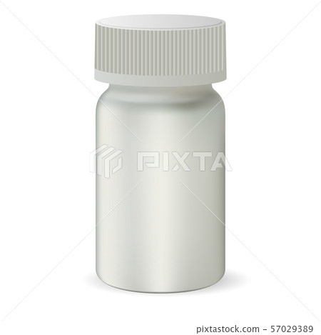 Pharmaceutical bottle for drugs. Blank container 57029389