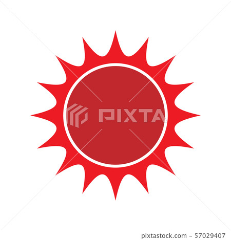 sun icon for web. vector illustration. sun icon for web. vector illustration. 57029407
