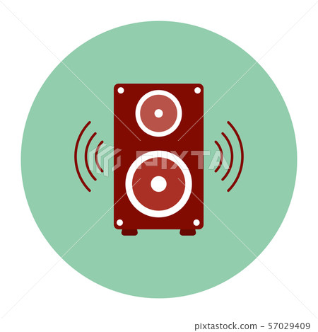 Speakers icon. vector illustration. 57029409