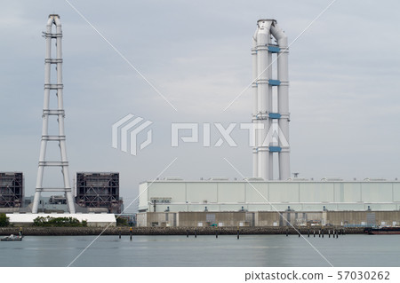 Kawagoe Thermal Power Plant Building and Chimney Kawagoe Thermal Power Plant Building and Chimney 57030262