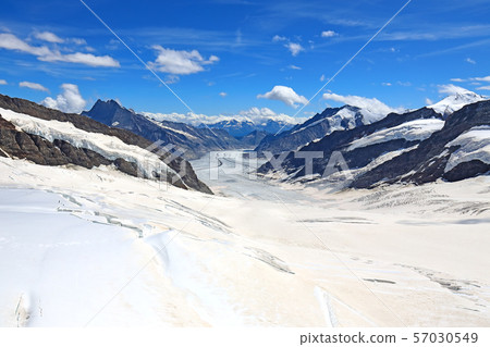 Switzerland, Jungfraujoch, Aletsch Glacier 57030549
