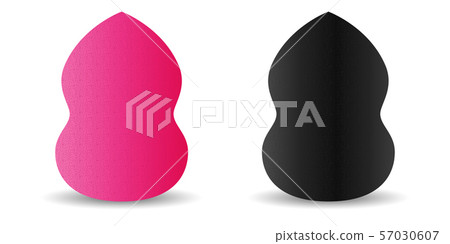 Black and pink Makeup Blending sponge set for all 57030607