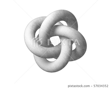 Abstract object isolated on white background - Stock Illustration ...