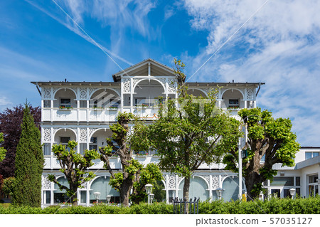 Building in Goehren on the island Ruegen, Germany 57035127