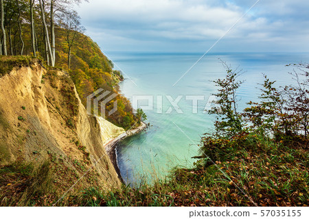 Baltic Sea coast on the island Ruegen, Germany 57035155