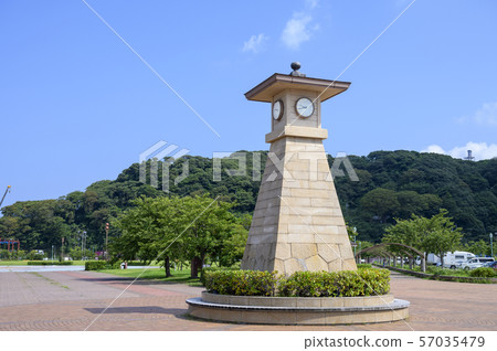 Clock tower of Kanegasaki Ryokuchi Tsuruga City, Fukui Prefecture 57035479