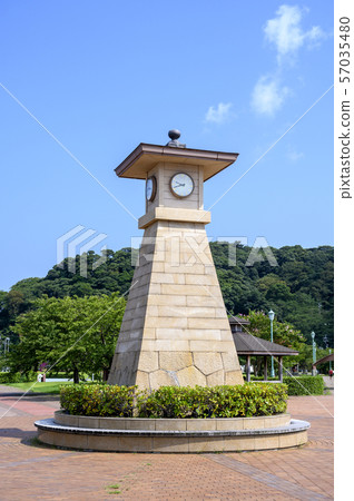 Clock tower of Kanegasaki Ryokuchi Tsuruga City, Fukui Prefecture 57035480
