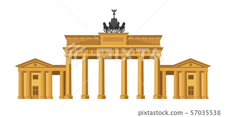 Brandenburg Gate in Berlin. Brandenburg Gate in Berlin. 57035538