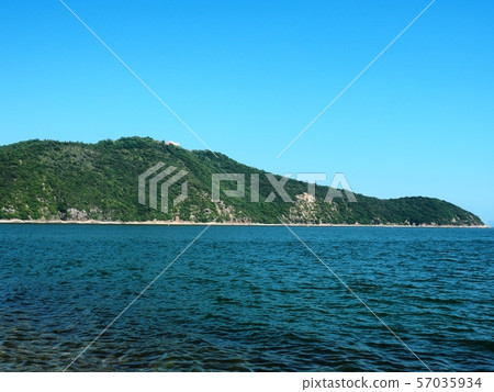 Kanegasaki, Cape Manyo, seen from Aioi Bay Tsune Kanegasaki, Cape Manyo, seen from Aioi Bay Tsune 57035934