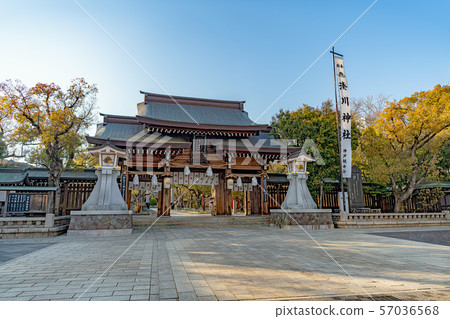 Yodogawa Shrine front gate Yodogawa Shrine front gate 57036568