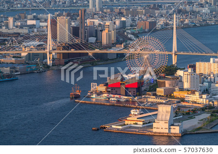 [大阪府]大阪灣地區的夜景 57037630