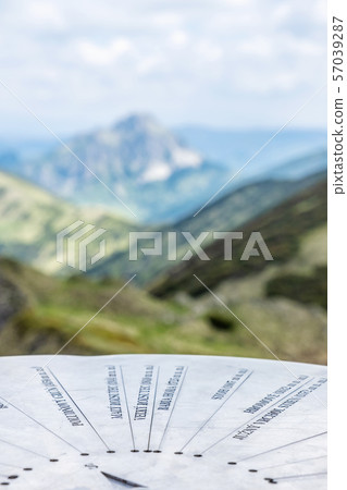 Directional signboard and Big Rozsutec peak, Directional signboard and Big Rozsutec peak, 57039287