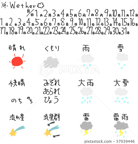 Simple weather mark color Simple weather mark color 57039446