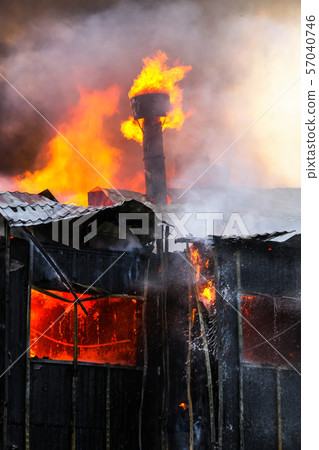 Burning house Burning house 57040746