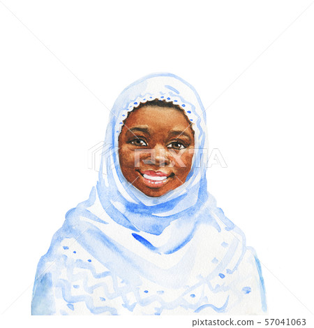 Watercolor realistic child portrait Watercolor realistic child portrait 57041063