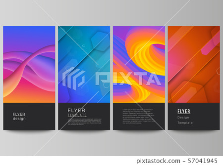 The minimalistic vector illustration of the editable layout of flyer, banner design templates The minimalistic vector illustration of the editable layout of flyer, banner design templates 57041945