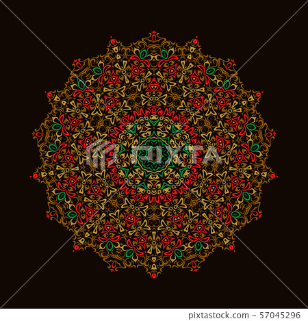 mandala Ornament background. Round Vintage 57045296