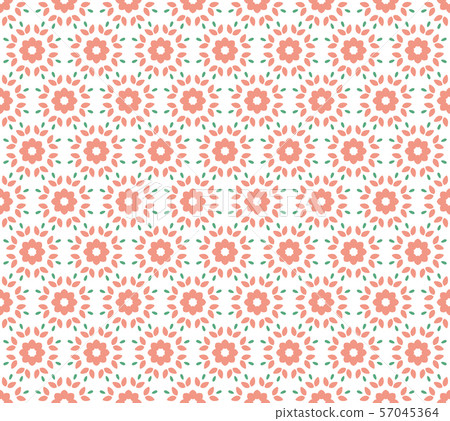 geometric flower floral seamless pattern 57045364