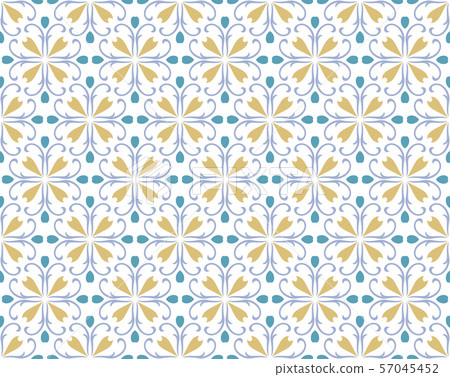 geometric flower floral seamless pattern geometric flower floral seamless pattern 57045452