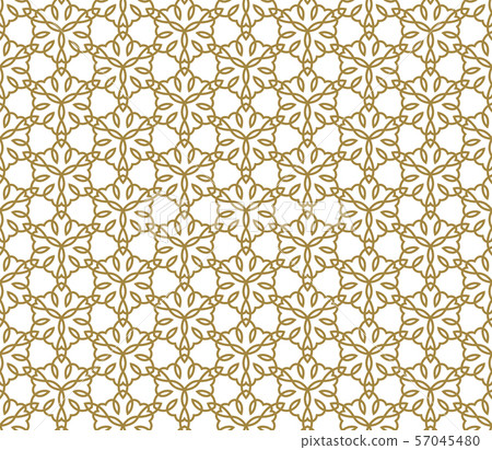 Seamless linear pattern with crossing curved lines Seamless linear pattern with crossing curved lines 57045480