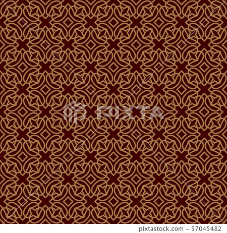 Seamless linear pattern with crossing curved lines Seamless linear pattern with crossing curved lines 57045482