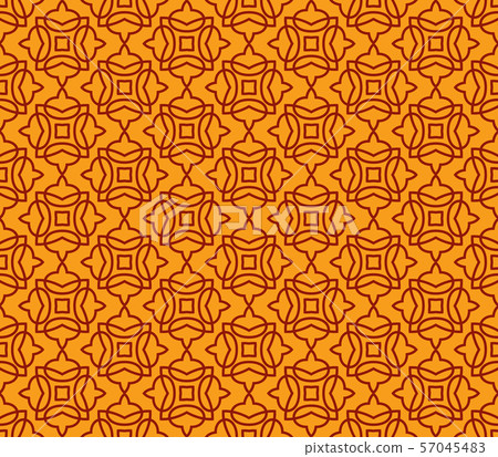Seamless linear pattern with crossing curved lines Seamless linear pattern with crossing curved lines 57045483