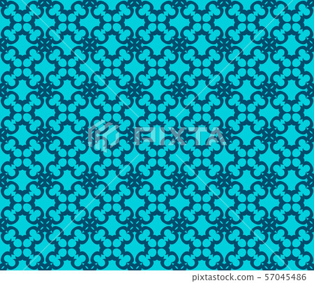 Abstract seamless ornament pattern. Vector Abstract seamless ornament pattern. Vector 57045486