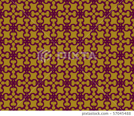 Abstract seamless ornament pattern. Vector Abstract seamless ornament pattern. Vector 57045488