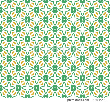 Abstract seamless ornament pattern. Vector Abstract seamless ornament pattern. Vector 57045489