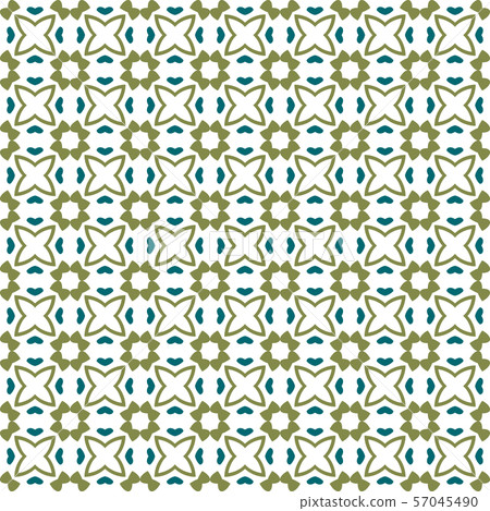 Abstract seamless ornament pattern. Vector Abstract seamless ornament pattern. Vector 57045490