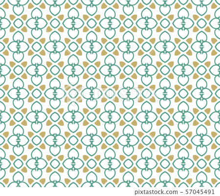 Abstract seamless ornament pattern. Vector Abstract seamless ornament pattern. Vector 57045491