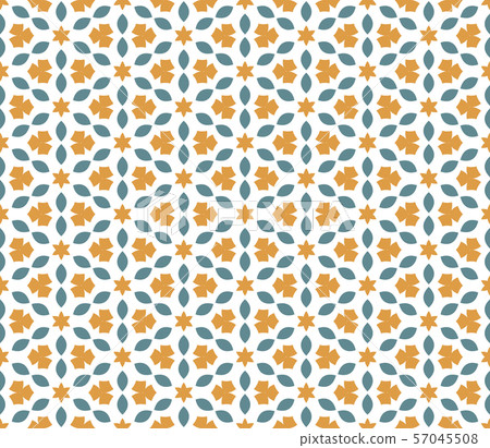 Abstract seamless ornament pattern. Vector Abstract seamless ornament pattern. Vector 57045508