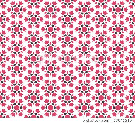 Abstract seamless ornament pattern. Vector Abstract seamless ornament pattern. Vector 57045519