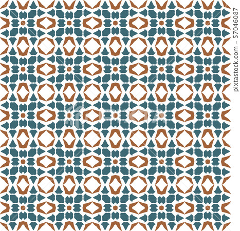 seamless ornament pattern vector illustration 57046087