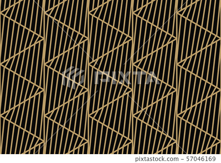 geometric line ornament seamless pattern, modern 57046169