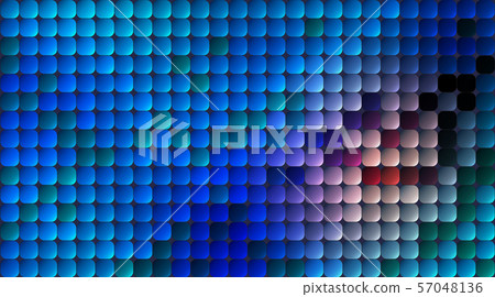Vector abstract pixel or geometric pattern background. Illustration of squares with color blue blurred gradient background. Vector multicolor mosaic or rectangular background design for wallpaper Vector abstract pixel or geometric pattern background. Illustration of squares with color blue blurred gradient background. Vector multicolor mosaic or rectangular background design for wallpaper 57048136