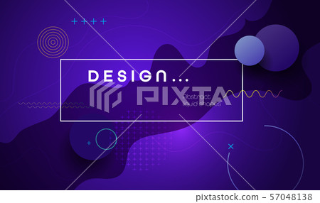 Abstract minimal gradient shapes and geometric pattern composition. Colorful gradient background. Vector abstract modern graphic design for template, poster, wallpaper, flyer, banner Abstract minimal gradient shapes and geometric pattern composition. Colorful gradient background. Vector abstract modern graphic design for template, poster, wallpaper, flyer, banner 57048138