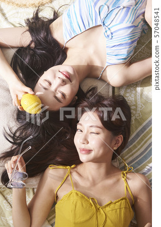 Girls' Travel Resort Resort overhead view 57048541