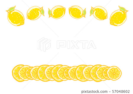 手繪檸檬 手繪檸檬 57048602