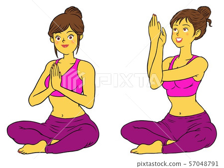瑜伽教練婦女的集 瑜伽教練婦女的集 57048791